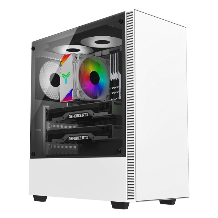 DAVEN FT305 강화유리 화이트